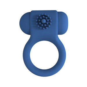 Cincin kunci sperma pria, alat pijat cincin penunda seksual getaran silikon untuk pasangan solo - Product Image 3