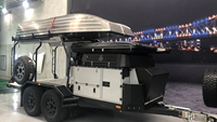 Australia 4x4 berkemah di jalan tak beraspal Trailer dan mainan sepeda motor Hauler untuk ATV dan kapal membawa Trailer perjalanan