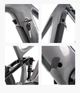 Bicicleta Eléctrica de Montaña Profesional de Alto Módulo <span class=keywords><strong>TWITTER</strong></span> de Fibra de Carbono con Motor Bafang y 12 Velocidades, 500W, 15AH - Product Image 4