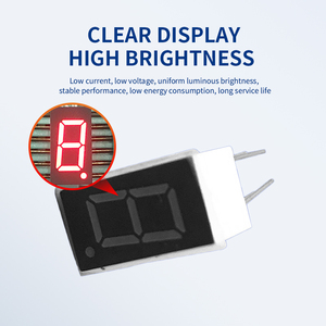 Manufacturer Wholesale Small Number <strong>Led</strong> <strong>Display</strong> Common Cathode Anode 0.28 Inch <strong>7</strong> <strong>Segment</strong> <strong>Display</strong> Single <strong>Digit</strong> <strong>Led</strong> Digital Tubes - Product Image 3