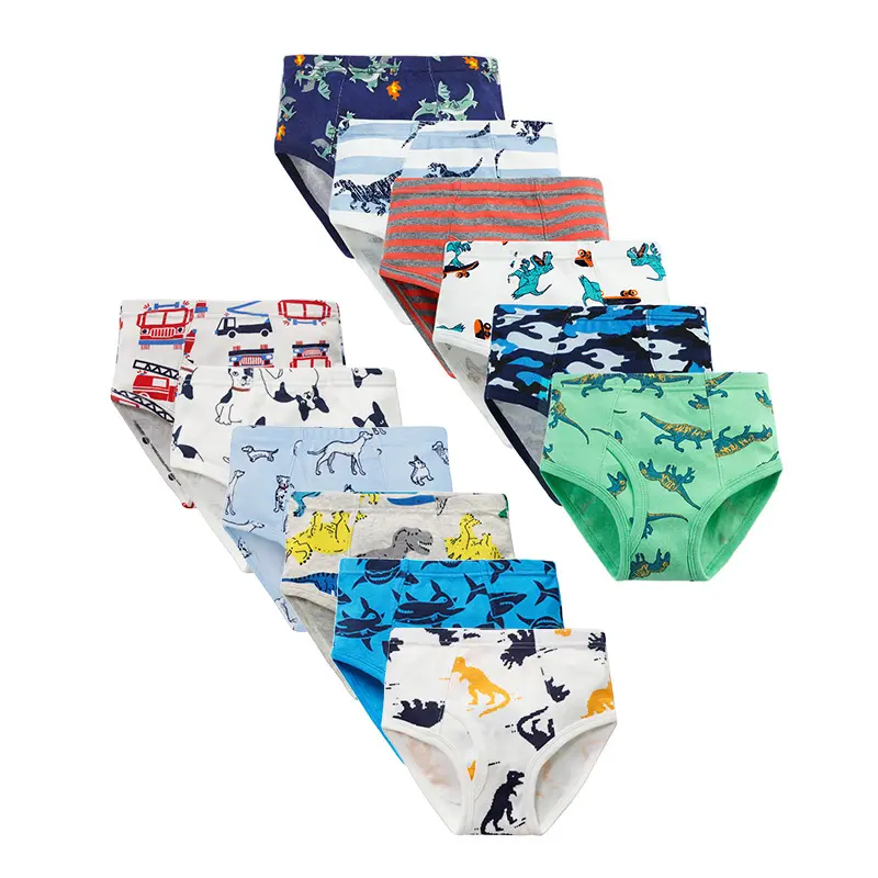 100% cotton baby briefs assorted print boxer briefs baby underwear shorts training boy underwear cute boys cotton underwear