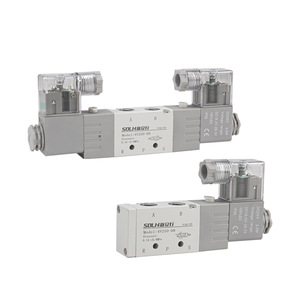 วาล์วควบคุมทิศทาง 24V วาล์วกระบอกสูบควบคุมด้วยไฟ 220V พร้อมโซลินอยด์นิวเมติก 4V210 ปรับแต่งได้ รองรับ OEM สำหรับสื่อแก๊ส - Product Image 2