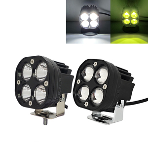 Mini 3-inch LED lái xe ánh sáng màu vàng trắng vuông Spotlight cho xe ô tô xe máy 4x4 offroad đèn sương mù 12V 24V ô tô - Product Image 1