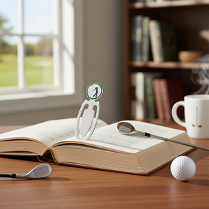 Segnalibro da golf 22x60 mm, porta libri resistente ed elegante - Product Image 3