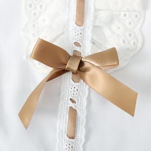 Nouvelle robe tutu blanche de Pâques en coton pour filles, costume de princesse, robe pour bébés filles, robe mignonne pour fête d'anniversaire, comprend des bandeaux - Product Image 5