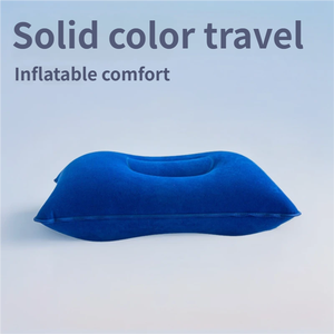 Şişirilebilir Dikdörtgen Şekilli Taşınabilir Uyku Yastığı, PVC Malzeme, 10cm Kalınlık, 100g Hafif, Açık Hava Kamp ve Seyahat Kullanımı İçin - Product Image 5