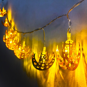 Takenoken dẫn đèn dây ngoài trời IP44 mặt trăng hình nhà thờ Hồi giáo thiết kế cho lễ hội ramadan bên rèn sắt mặt trăng lâu đài - Product Image 5