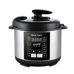 Usage domestique argent crête 6L 1050W pot multifonction intelligent numérique allemand en acier inoxydable <span class=keywords><strong>autocuiseur</strong></span> électrique - Product Image 1