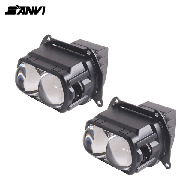 Sanvi B2 All Car 68w 16800lm Matrix Bi Led Projector Lens Light Four Light Source Matrix Led Module Led Headlight