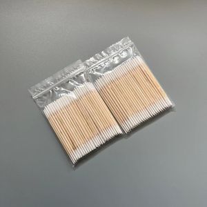 Cotton Swabs 125 Mm Pointed Tip Professional <b>Makeup</b> Cleaning Wooden Sticks 7 Cm 100 Pieces Per Pack - Product Image 1