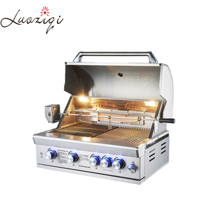 <span class=keywords><strong>Barbecue</strong></span> d'extérieur moderne en acier inoxydable à 4 brûleurs, 66000 BTU, allumage piézoélectrique, réglable, le plus vendu - Product Image 2