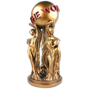 Metal el mundo es tuyo estatua recuerdos personalizados Scarface tamaño completo bronce tamaño real el mundo es tuyo estatua con luces - Product Image 2