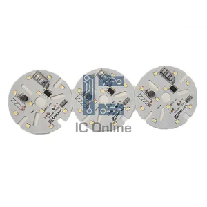 Downlights DOB LED PCBA placa de potência 6W 7pcs 36V 1W tamanho 48*48mm SMT eletrólise 3.3uf 400v corrente 18-20mA DOB PCBA fornecedor