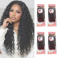 Extensions de cheveux bouclés Water Wave Boho pour tresses, 8X Locs, 280g, Afro Twist, emballage OEM, vente en gros fournisseur