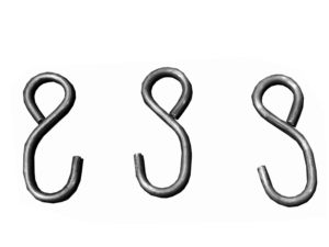 Hình chữ S móc gian lận Ribbon phụ kiện đặc biệt phần cứng cường độ cao Móc S móc dây hình thành khóa máy - Product Image 3