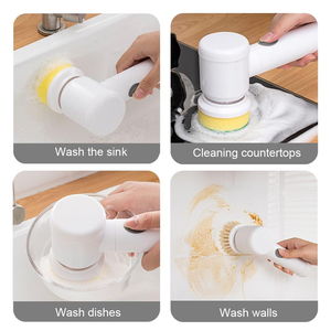 <span class=keywords><strong>Cepillo</strong></span> <span class=keywords><strong>de</strong></span> limpieza eléctrico <span class=keywords><strong>para</strong></span> cocina, <span class=keywords><strong>baño</strong></span>, puerta <span class=keywords><strong>de</strong></span> ducha, bañera, espejo, azulejo, bañera, plato, fregadero, motor doméstico <span class=keywords><strong>de</strong></span> mano - Product Image 3