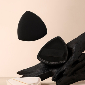 Triangolo di velluto fondotinta spugne per il trucco con cuscino d'aria in polvere Puff commercio Assurance Opp borsa o custodia o scatola di spugne per il viso - Product Image 2