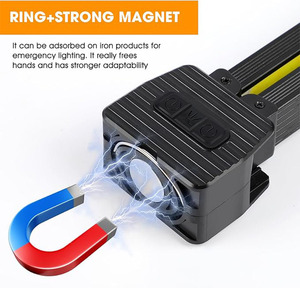 Usb Có Thể Sạc Lại Tốt Nhất Bán Thay Đổi Độ Sáng Phòng Tập Thể Dục Đèn Từ COB Làm Việc Ánh Sáng Với 180 Độ Gấp Cho Đặt Đặt Đặt Bàn Làm Việc Cầm Tay - Product Image 5