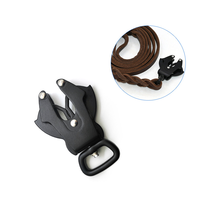 Mousqueton classique robuste en aluminium aéronautique pour laisse de chien |   Mousqueton à dégagement rapide pour câble, modèle MC-028, pour grands chiens