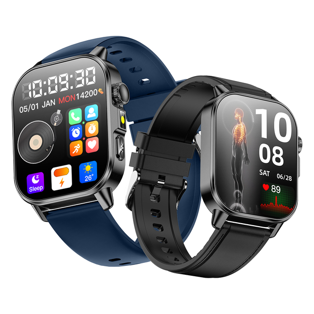 Smartwatch ET571 with ECG SpO2 Monitoring & BT Calling 2.0 Inch Screen IP68 Health Fitness Watch for Wholesale Customization
