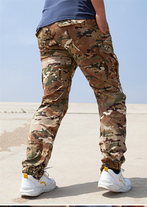 Pantaloni Tattici Estivi Consul da Uomo, Pantaloni Antivento ad Asciugatura Rapida, Leggings Mimetici Multi-tasca per Attività all'Aperto - Product Image 4