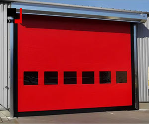 Puertas Industriales <span class=keywords><strong>de</strong></span> PVC <span class=keywords><strong>de</strong></span> Alta Velocidad, Auto-Reparables, Automáticas, con Cierre <span class=keywords><strong>de</strong></span> Cremallera, Control Remoto, Impermeables, Certificadas ISO/CE - Product Image 5