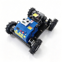 Benzine aangedreven RC grasmaaierrobot, sterk ontwerp voor alle terreinen, geschikt voor hellingen, fruitteelt, grasland, weide en onkruidbestrijding