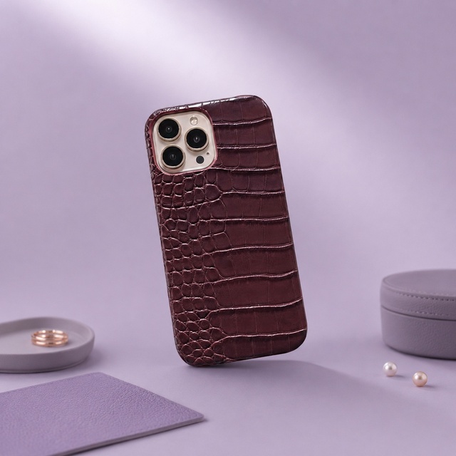 Luxury Phone Cases for Iphones Crocodile Grain Shockproof