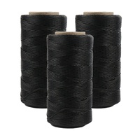 Fil de couture en polyester ciré plat de 0.8mm pour la couture de chaussures