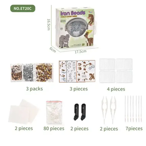 Perles à <span class=keywords><strong>repasser</strong></span> Yirun de China Toys, Nouveaux produits 2021, Perles Hama 3D animaux éducatives DIY, Jouets populaires pour enfants - Product Image 3