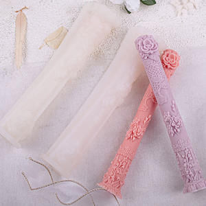 YS longue <span class=keywords><strong>tige</strong></span> Silicone <span class=keywords><strong>bougie</strong></span> moule rétro Relief Rose gypse décorations coulée moule bricolage aromathérapie <span class=keywords><strong>bougie</strong></span> faisant des fournitures - Product Image 6