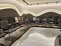 Confort nouvelle chaise pivotante de bureau Foshan avec accoudoir rotatif 360 pour ordinateur à la maison