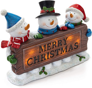 Feliz Navidad muñeco de nieve de trío LED Luz de vacaciones - Product Image 2