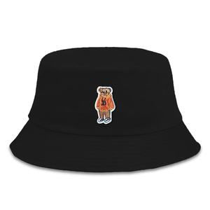 Orange Fashioned Bear <b>Bucket</b> <b>Hat</b> Embroidery Design for Youth Streetwear and Travel Looks - Product Image 4