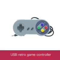 Compatible avec Raspberry Pi, manette rétro USB sans fil, sans pilote, PS2 filaire, 2.4G, plug and play