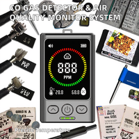 Detector de Gases Múltiples Portátil para CO y CH4, Monitor de Calidad del Aire Interior y Exterior, Uso Doméstico y de Oficina