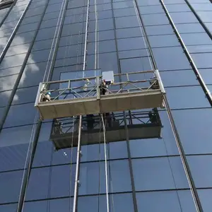 Elektrische Gebäude Fenster reinigung hängendes Gerüst Stahl gondel aufgehängt zlp Reinigungs gondel