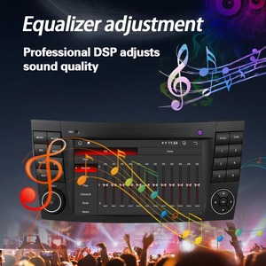 Автомагнитола Android 14 с 7-дюймовым сенсорным экраном, встроенным 2DIN GPS-навигатором, Wi-Fi и Bluetooth для Mercedes-Benz E-Class W211 - Product Image 3
