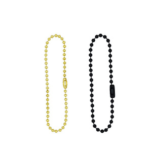Bead Chain Metal Painted Round For Clothing Toys Hang Tags DIY Jewelry <b>Matching</b> Chains - Product Image 2
