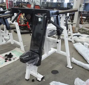 锤子健身房使用力量设备重装锻炼健身肩压机