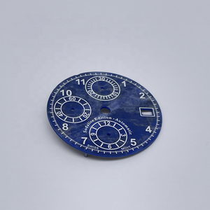 28.5mm nh35 montre cadran épaisseur chronographe pièces de montre en gros verre minéral cadran en cristal pour SKX007 accessoires de montre - Product Image 2