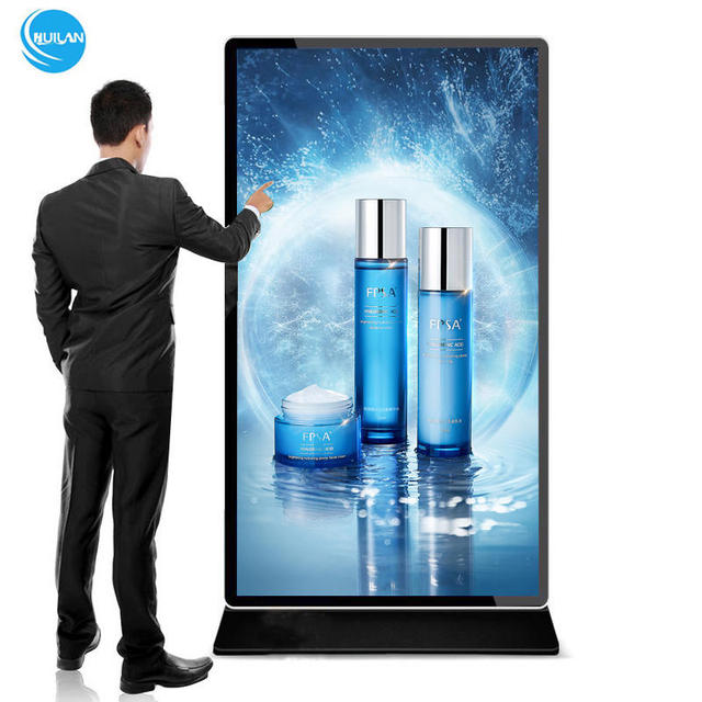 Floor Standing Kiosk Digital Poster Signage Display WiFi LCD Touch Screen 55-Inch Indoor Advertising OEM Retail Store Elevator