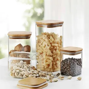 airtight dog pet food dry bread grain home household spice large glass acrylic plastic containers set jars for egg food storage
