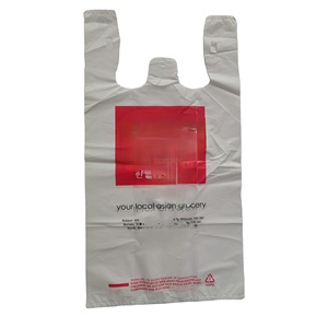 Hot Style Black PE <b>Plastic</b> Bin Bag for Fruits & Vegetables Packaging Dustbin Liner and T-Shirt Bag on <b>Roll</b> for Supermarket Use - Product Image 1