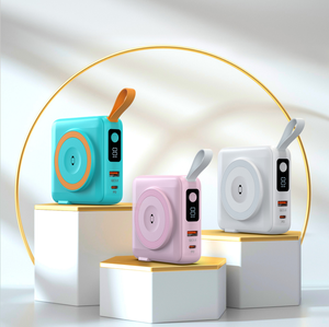 Tenchen Multifunción PD 20W Pared inalámbrica y cables integrados Banco de energía de carga para iPHONE <span class=keywords><strong>Airpods</strong></span> Auricular - Product Image 5