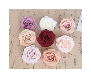 Super Qualidade Multi Cores 11cm Diâmetro Artificial Rosa De Seda Flores Para Decoração De Festa De Aniversário De Casamento