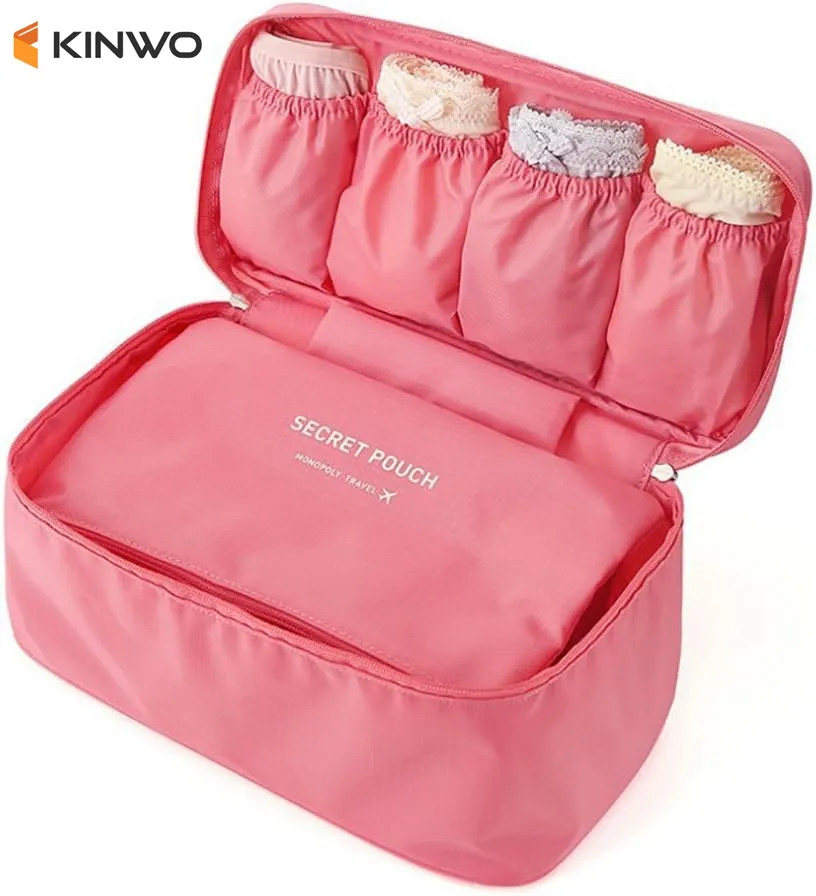 Factory Travel Large Packing Organizer Bra Underwear Storage Bag Travel Lingerie Sock Custom Pouch Organizer Portable