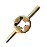 Clé et outil de réparation pour valve de pneu de vélo - Ensemble d'outils en plastique et métal pour l'installation/démontage et la réparation de valve à vide