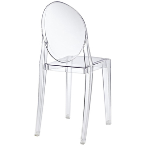 <span class=keywords><strong>Chaise</strong></span> de réception empilable en polycarbonate sans accoudoirs <span class=keywords><strong>Victoria</strong></span>, <span class=keywords><strong>transparente</strong></span>, en acrylique cristal, pour événements, dîners et mariages - Product Image 3