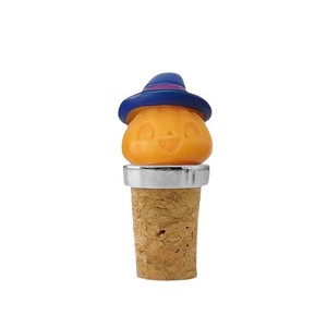 Halloween Pumpkin Cork Stoppers Wine Bottle Seals Wooden Red Wine Stopper Spirits Sealer Cute Halloween Decorative Stopper - Product Image 2